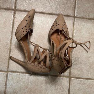 Nude Strappy Heels